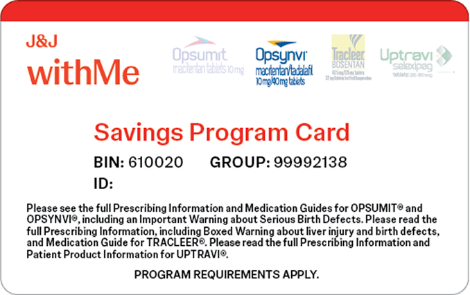 Savings Program Card